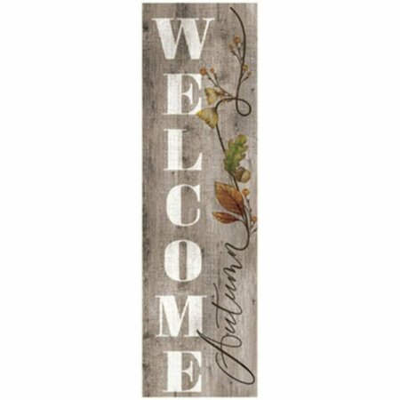 YOUNGS Wood Fall Welcome Wall Plaque 38198